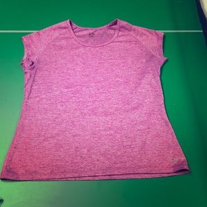 Hot pink short sleeve champion shirt